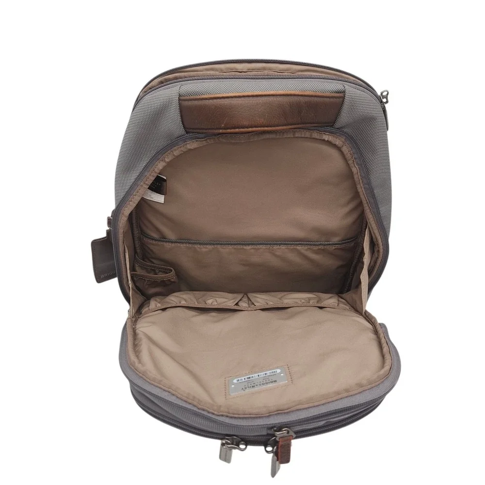 Briggs & Riley Travelware @ Work Medium Slim Backpack Travel‎ School Gray